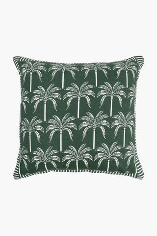 Printed Secunda Palm Scatter Cushion, 45x45cm