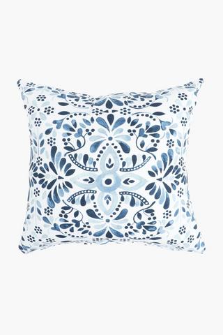 Printed Villiers Scatter Cushion, 45x45cm
