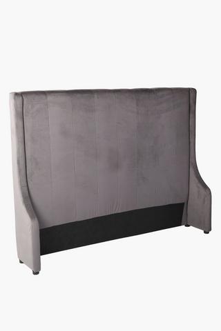 Verdant Velvet Queen Headboard