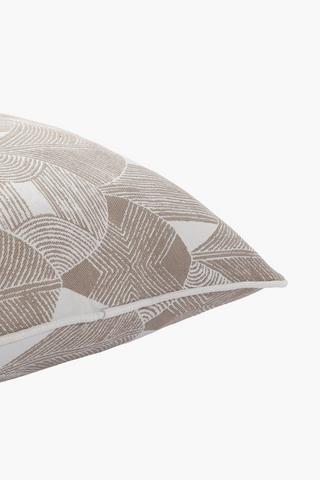 U+g Clarito Geometric Feather Filled Scatter Cushion, 60x60cm
