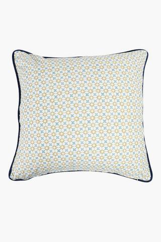 Premium U+g Printed Aliss Botanic Feather Filled Scatter Cushion, 60x60cm