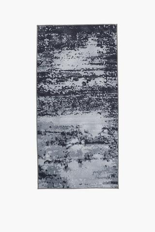 Digital Turin Abstract Runner Rug, 70x140cm