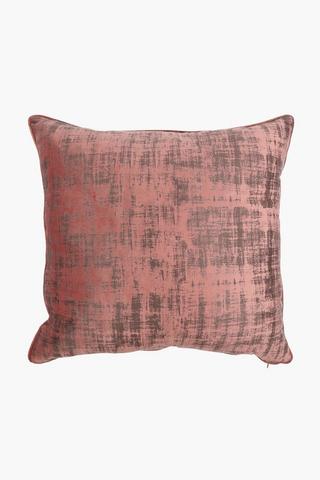 Premium Velvet Fleck Feather Scatter Cushion, 60x60cm
