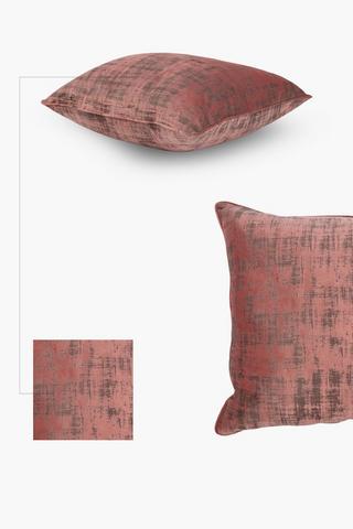 Premium Velvet Fleck Feather Scatter Cushion, 60x60cm