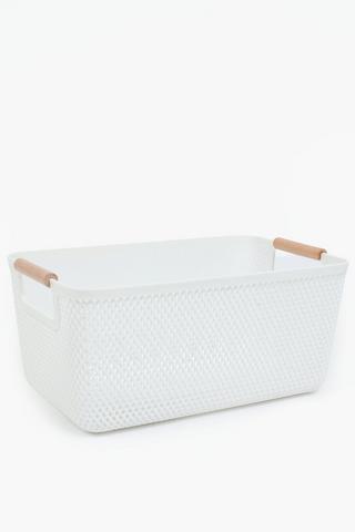 Diamond Utility Basket Large, L36xw23xh16cm