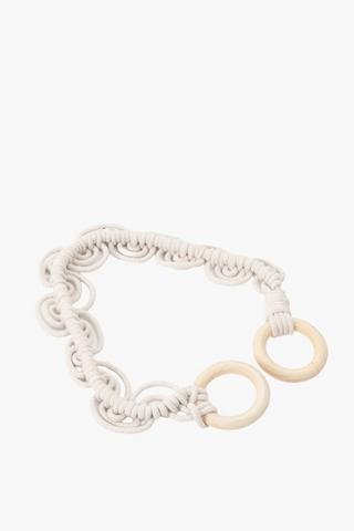 Swirl Rope Curtain Tieback