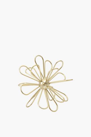 Wire Daisy Decor Ball, 16.5cm