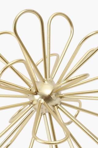 Wire Daisy Decor Ball, 16.5cm