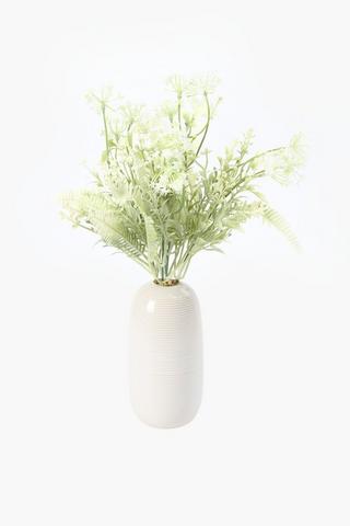 Berries In Ceramic Vase, 7.5x35.5cm