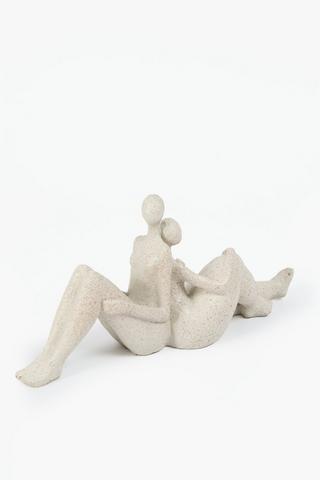 Back To Back Figures, 26x12cm