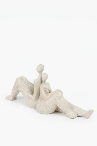 Back To Back Figures, 26x12cm