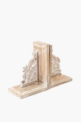 Scroll Stone Book Ends, 16x20cm