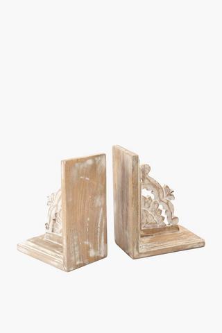 Scroll Stone Book Ends, 16x20cm