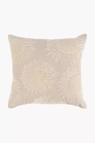 Textured Cala Floral Scatter Cushion, 50x50cm