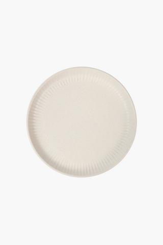 Speckled Ribbed Ceramic Side Plate