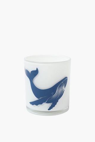 Charcoal And Sage Whale Candle, 675g