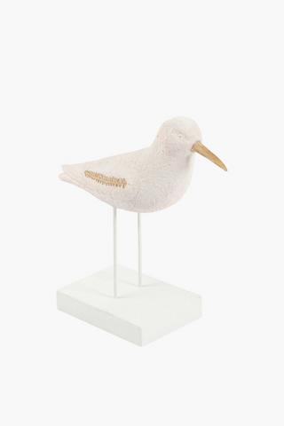 Sandpiper Bird On Stand, 25x23cm