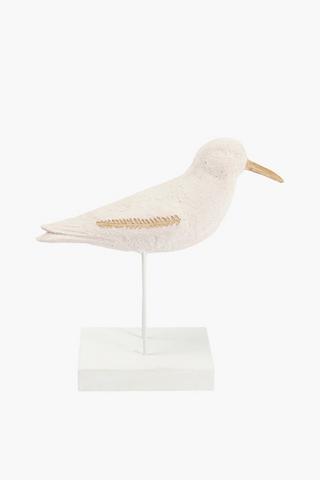 Sandpiper Bird On Stand, 25x23cm