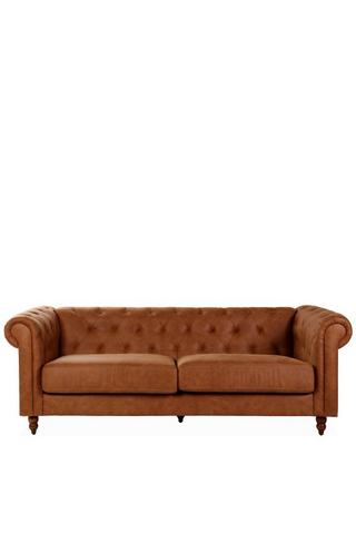 Chesterfield Pu 3 Seater Sofa