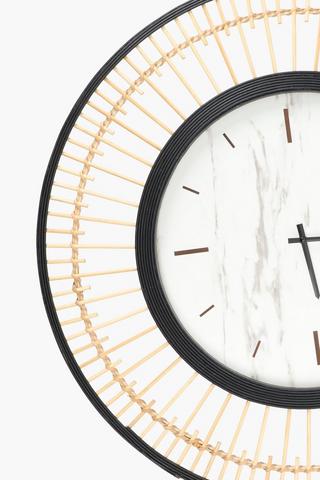Slat Clock, 80cm