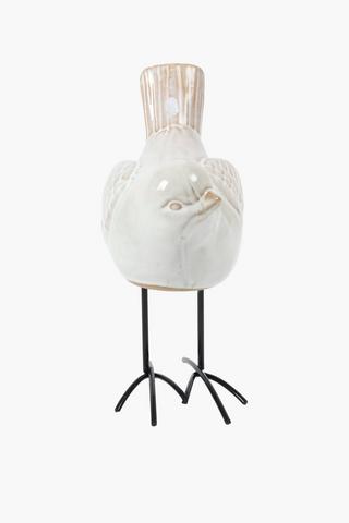 Ceramic Bird Statue, 11.5x15cm