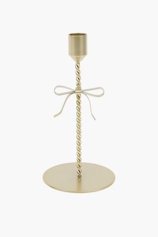 Bow Dinner Candle Holder, 20cm