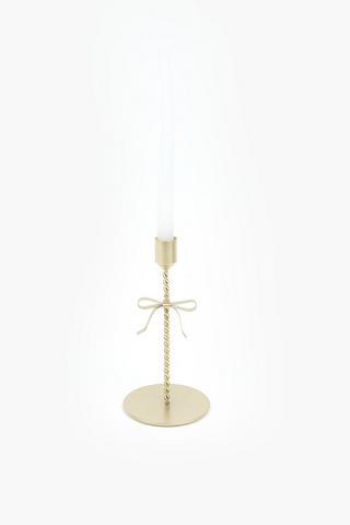 Bow Dinner Candle Holder, 20cm