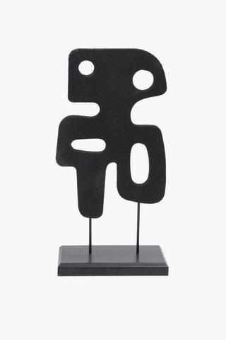 Abstract Decor On Plinth, 17x32cm