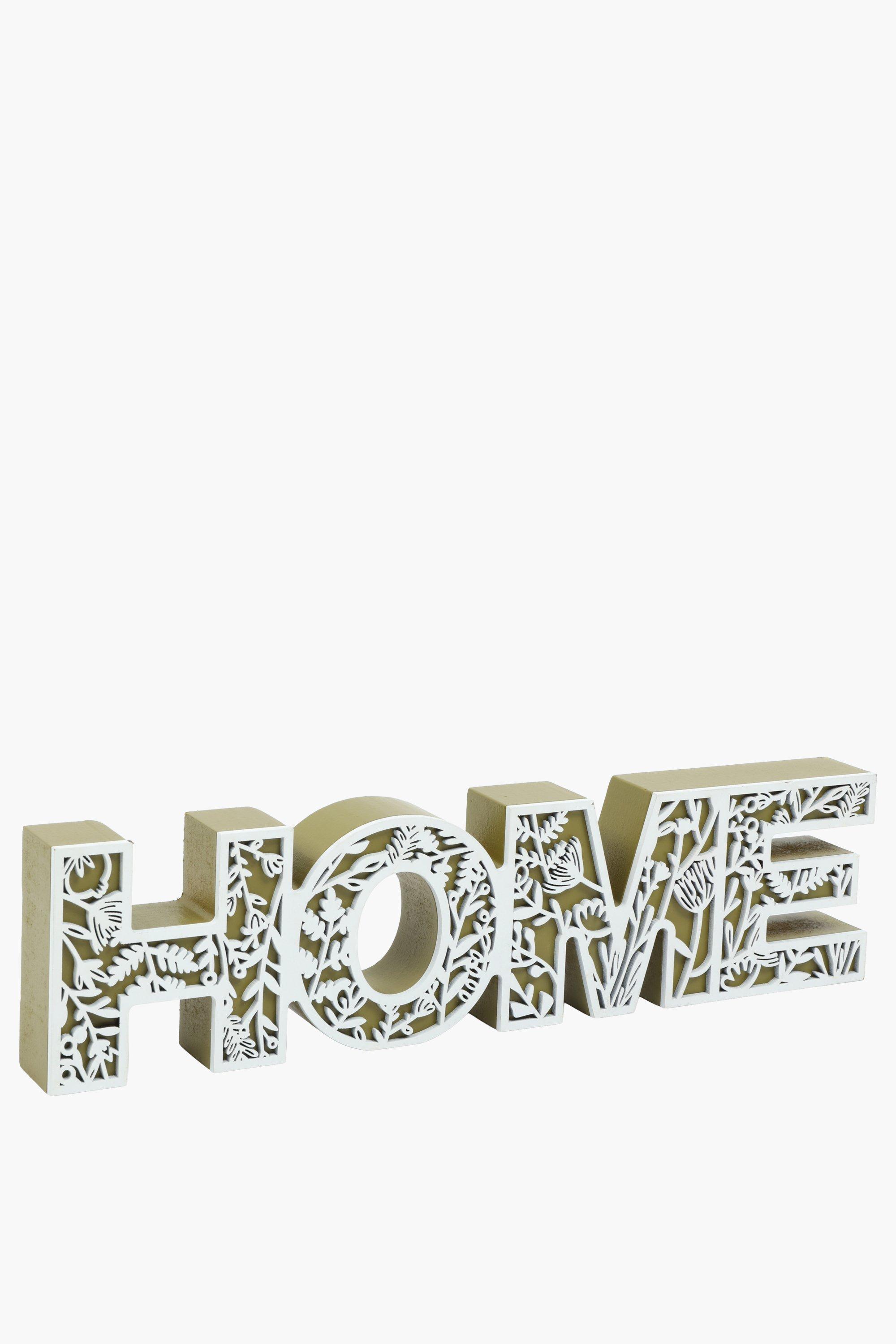 Lazer Cut Home Sign, 30x7.5cm