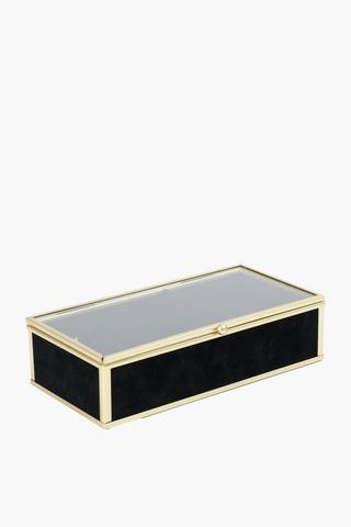 Velvet Jewellery Box, 20x5cm