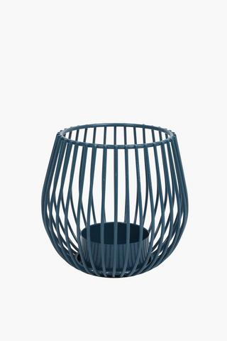 Metal Cage Tealight Holder, 7x9cm
