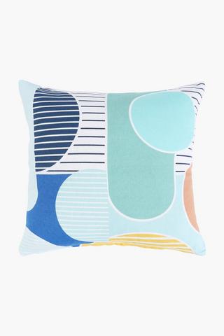 Printed Hilton Abstract Circle Scatter Cushion, 45x45cm