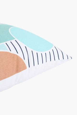 Printed Hilton Abstract Circle Scatter Cushion, 45x45cm