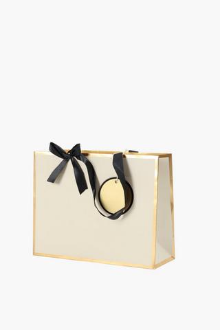 Shopper Bow Champagne Gift Bag Small