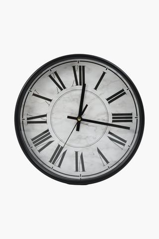 Classic Plastic Clock, 30cm