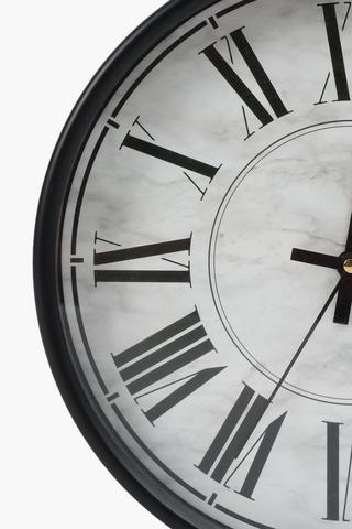 Classic Plastic Clock, 30cm