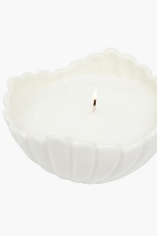 Ceramic Flower Candle, 585g