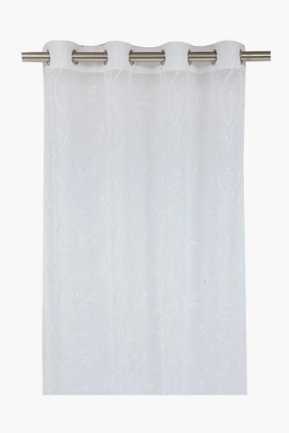 Eyelet Sheer Hazel Curtain, 140x225cm