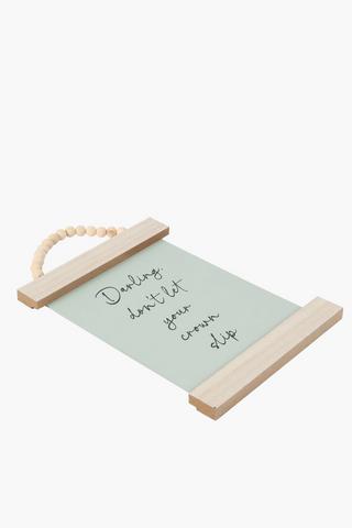 Script Wooden Decor Sign, 37x23cm