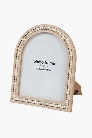 Arch Beaded Wood Frame, 20x25cm