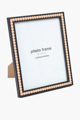 Wood Beaded Frame, 20x25cm