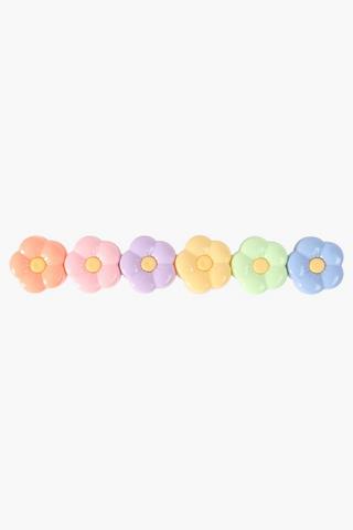 6 Pack Flower Highlighter Set