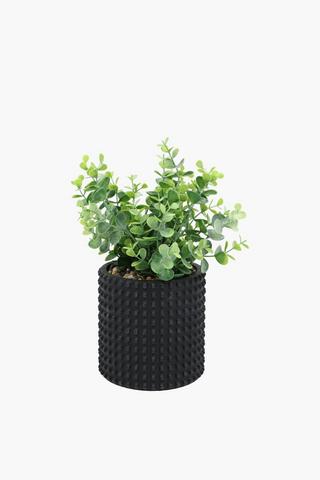 Greenery In Bobble Pot, 14x28cm