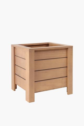 Wooden Standing Planter, 32cm