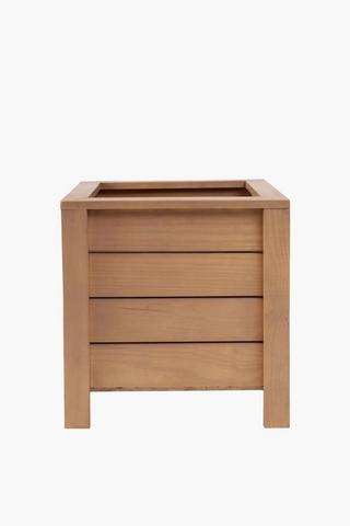 Wooden Standing Planter, 32cm