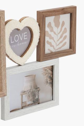 Rustic 4 Picture Multi Frame