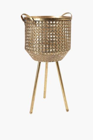 Sagoya Metal Standing Planter, 37.5x65.5cm