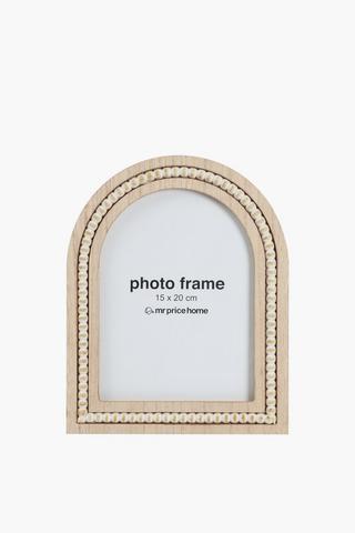 Arch Beaded Wood Frame, 15x20cm