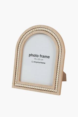 Arch Beaded Wood Frame, 15x20cm