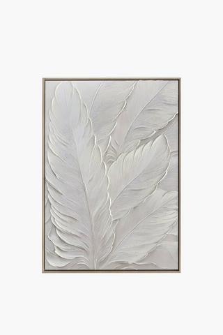 Textured Feather Canvas, 70x100cm